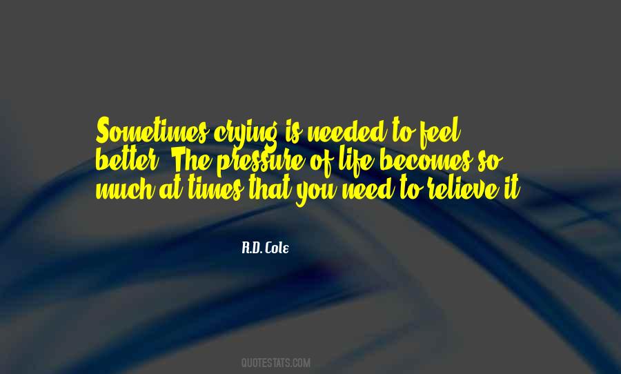 Quotes About Crying Sometimes #92546