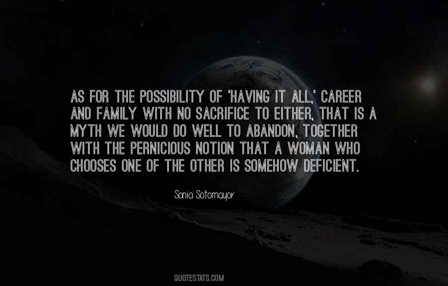 Quotes About Career And Family #569661 Quotes About Career And Family #569661