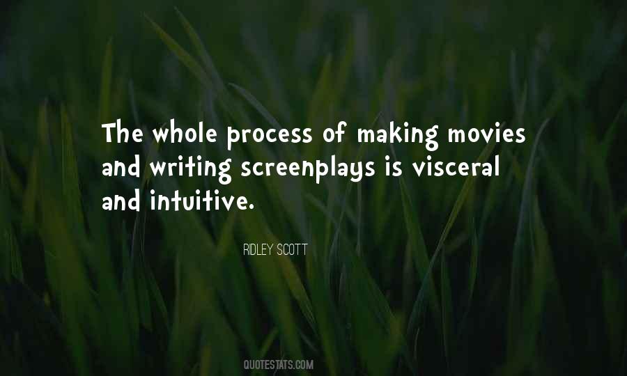 Quotes About Writing Screenplays #415119