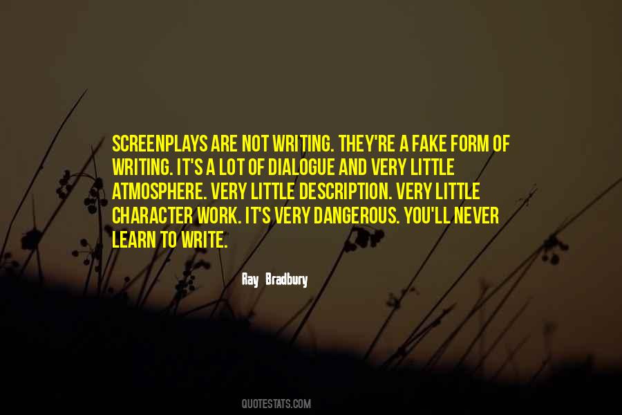 Quotes About Writing Screenplays #546916