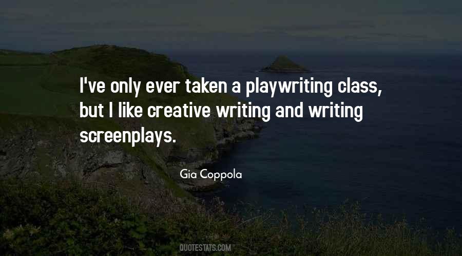 Quotes About Writing Screenplays #694817