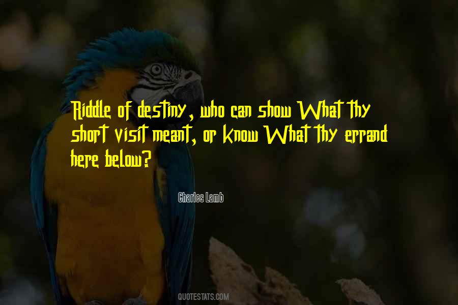 Quotes About Errands #1145103