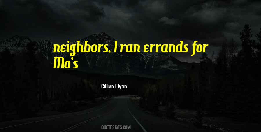 Quotes About Errands #25937
