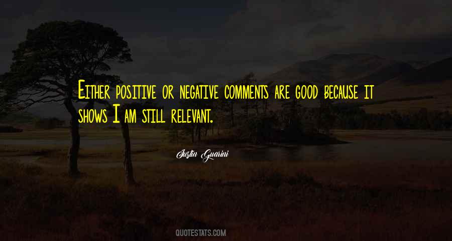 Quotes About Negative Comments #1558855