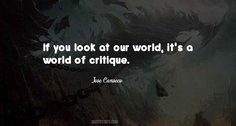 Quotes About Critique #1346565