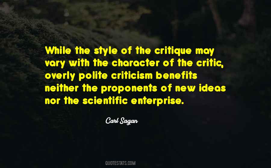 Quotes About Critique #1631014