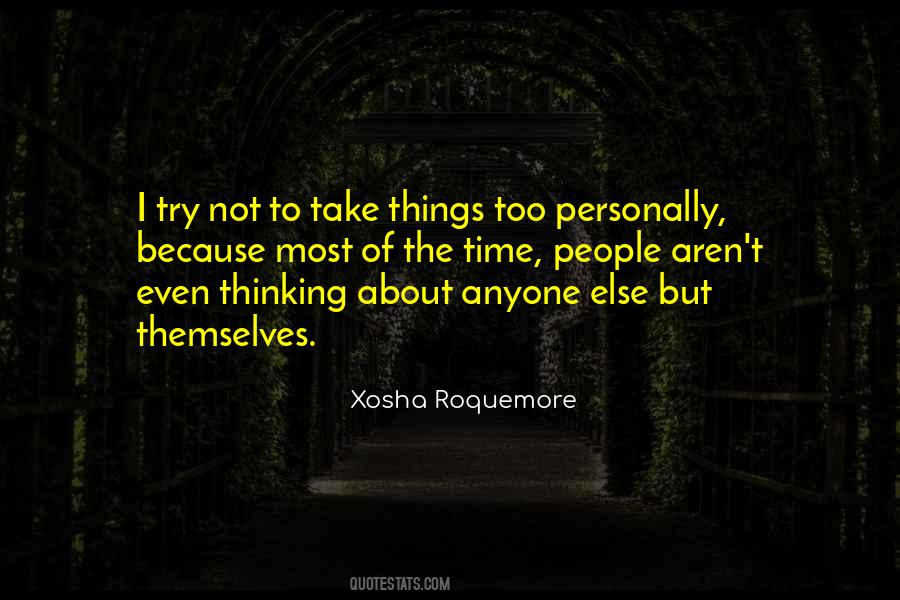 Quotes About Thinking About Someone Else #100243