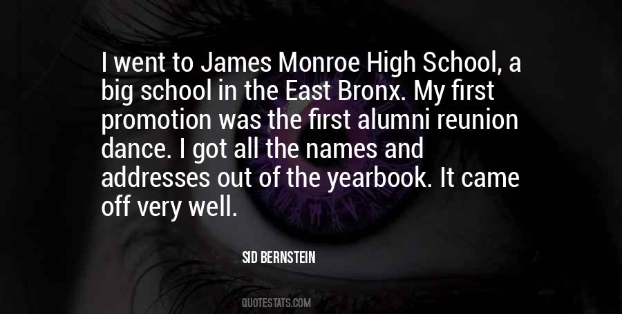 Quotes About High School Alumni #217471