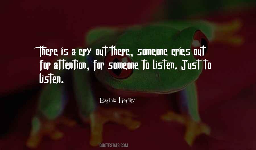 Quotes About Cries #1376496