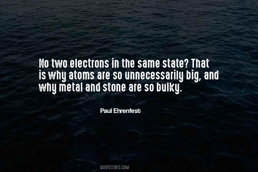 Quotes About Electrons #1498226