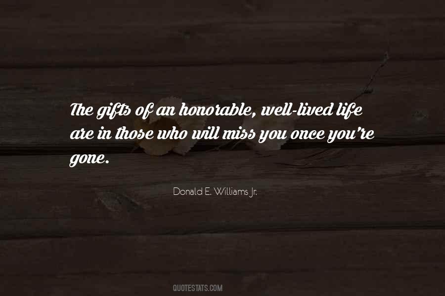 Quotes About Well Lived Life #1253496