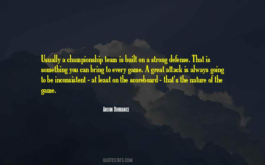 Championship Team Quotes #1427283