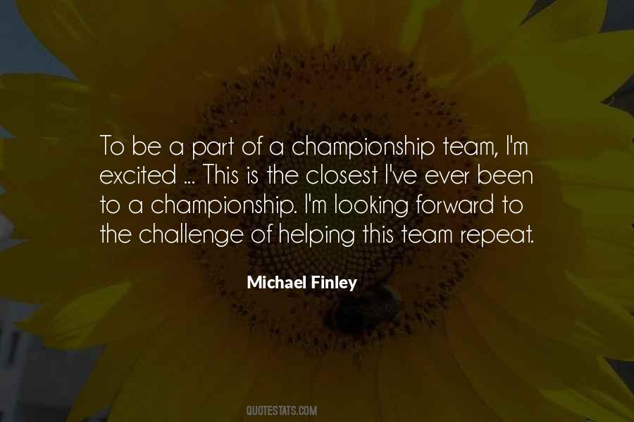 Championship Team Quotes #1631302