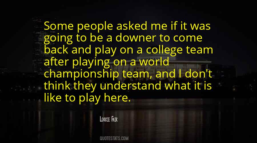 Championship Team Quotes #1745477