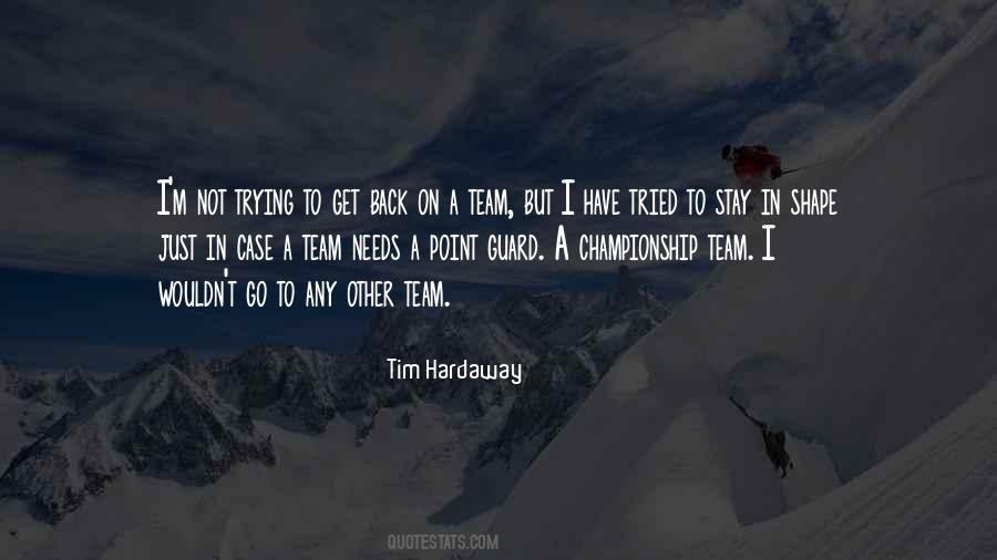 Championship Team Quotes #217994