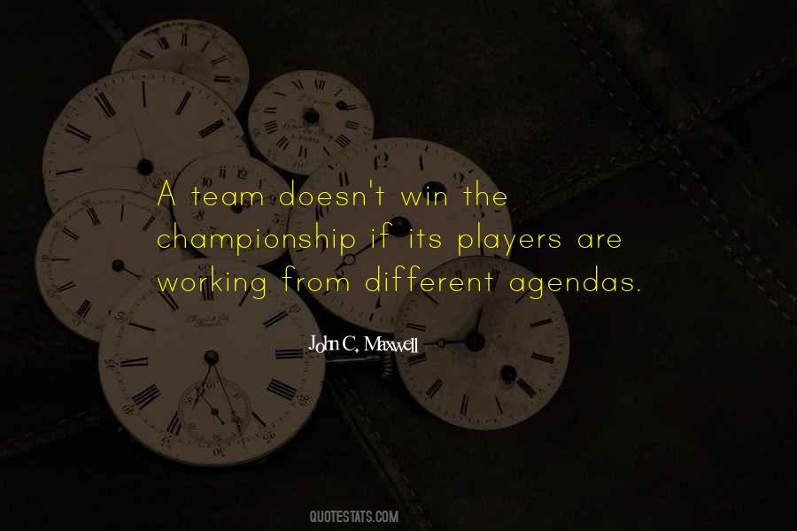 Championship Team Quotes #991339