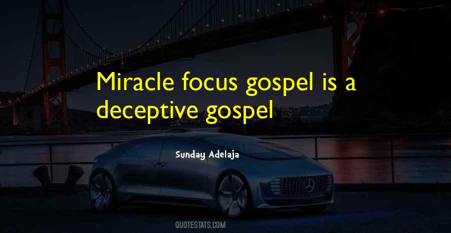 Deceptive Gospel Quotes #1283786