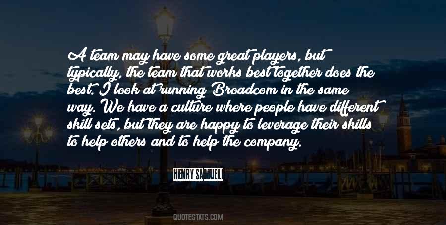 Quotes About Great Team Players #1702125