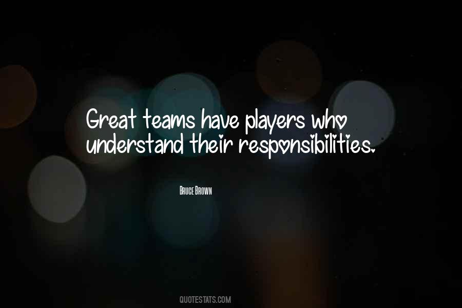 Quotes About Great Team Players #554287