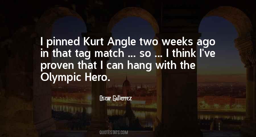 Olympic Hero Quotes #1151001