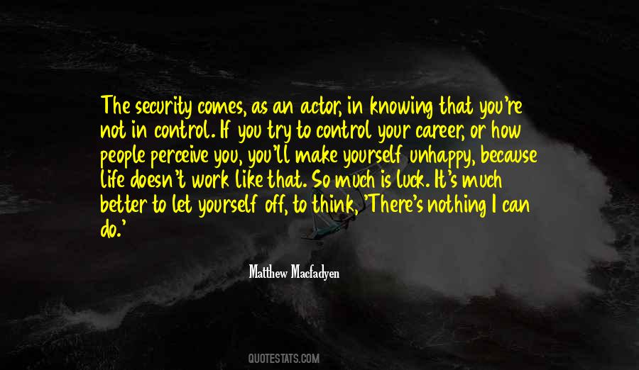 Luck Career Quotes #1065391