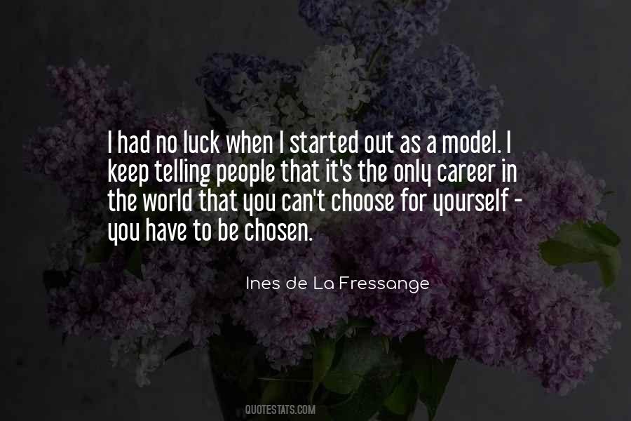 Luck Career Quotes #369560