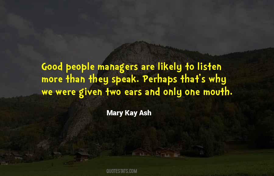 Quotes About Listening Ears #939115