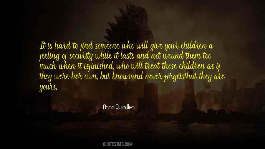 Feeling Of Security Quotes #1102041