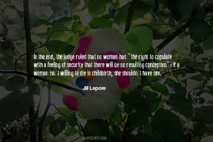 Feeling Of Security Quotes #1421732