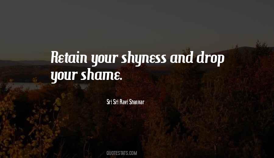 Quotes About Shyness #1040877