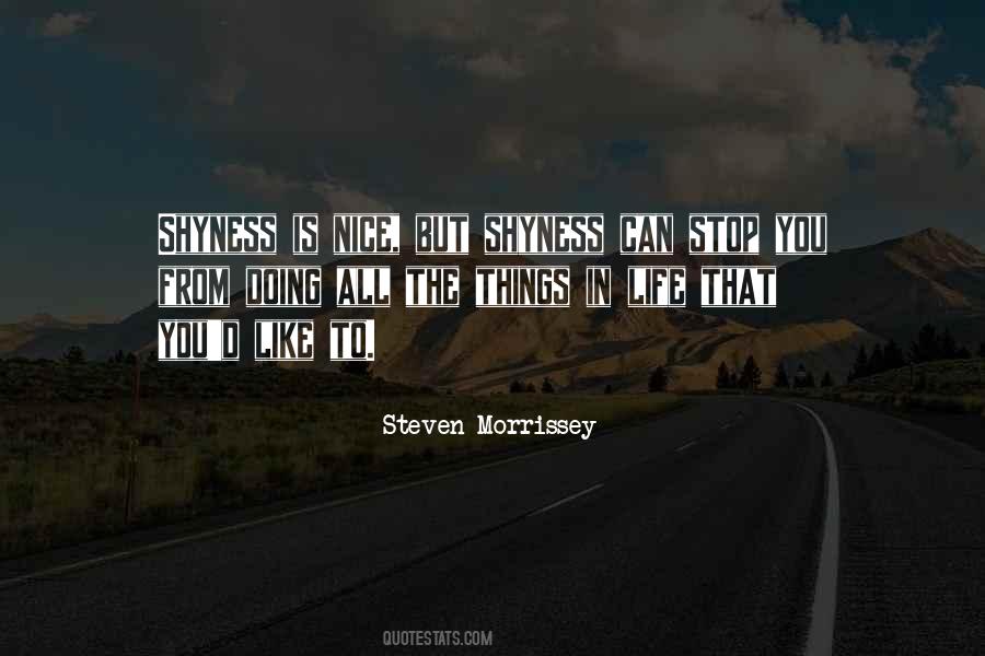 Quotes About Shyness #261965