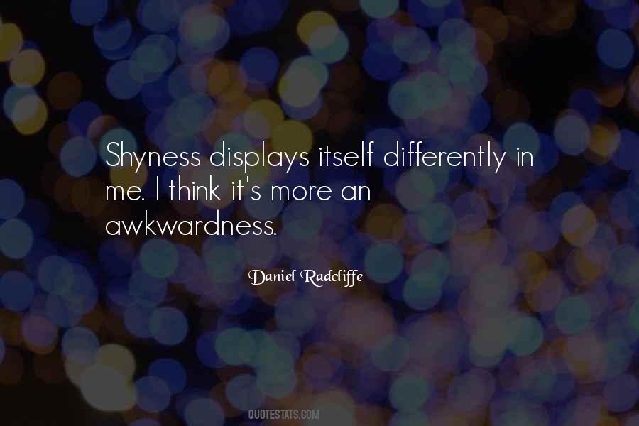 Quotes About Shyness #465567