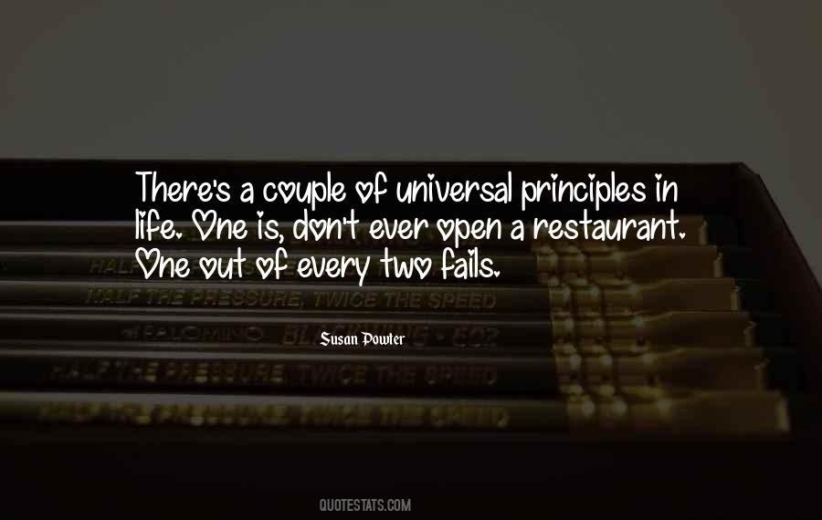 Restaurant Life Quotes #528524