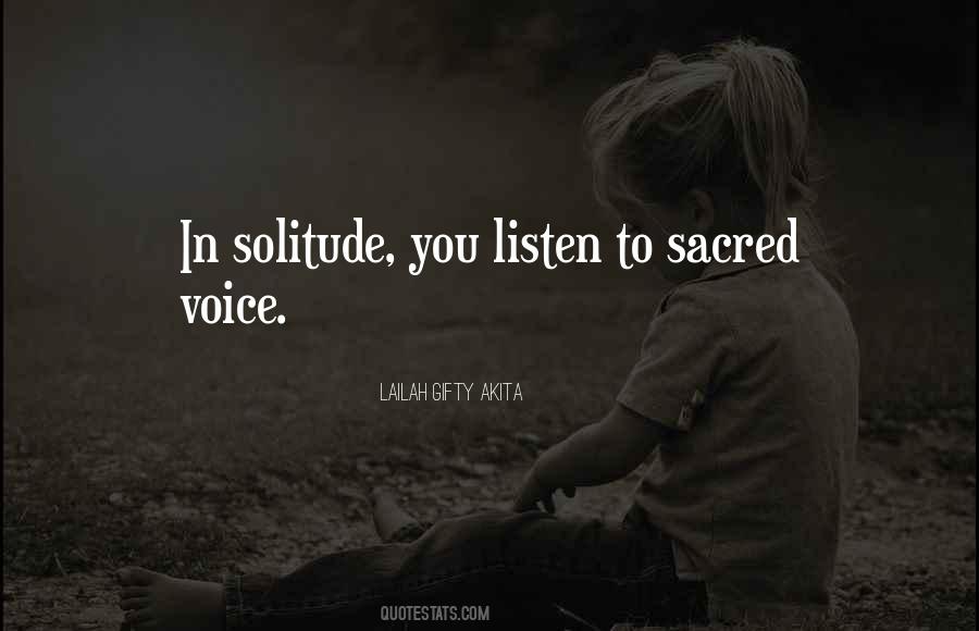 Sacred Voice Quotes #1165348