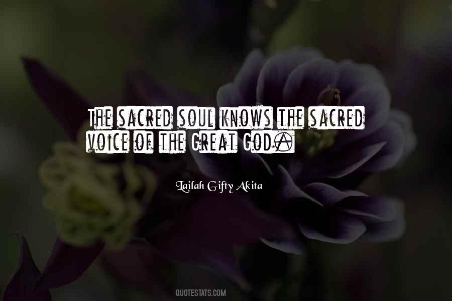 Sacred Voice Quotes #1562470