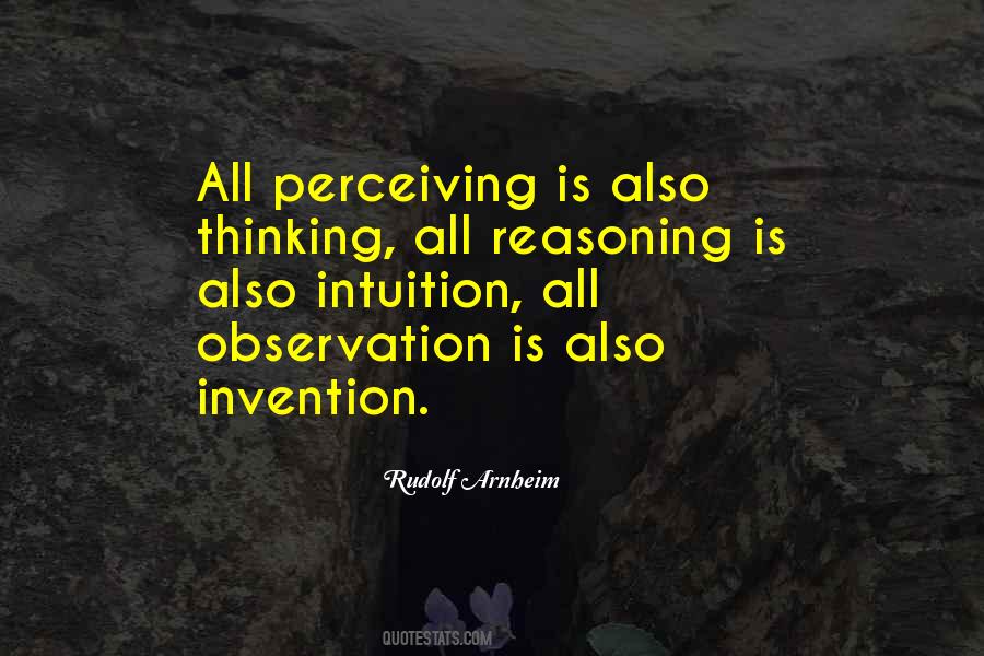 Quotes About Perceiving #938231