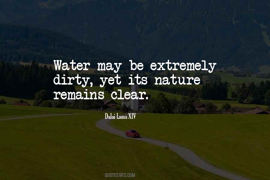 Quotes About Dirty Water #1016289