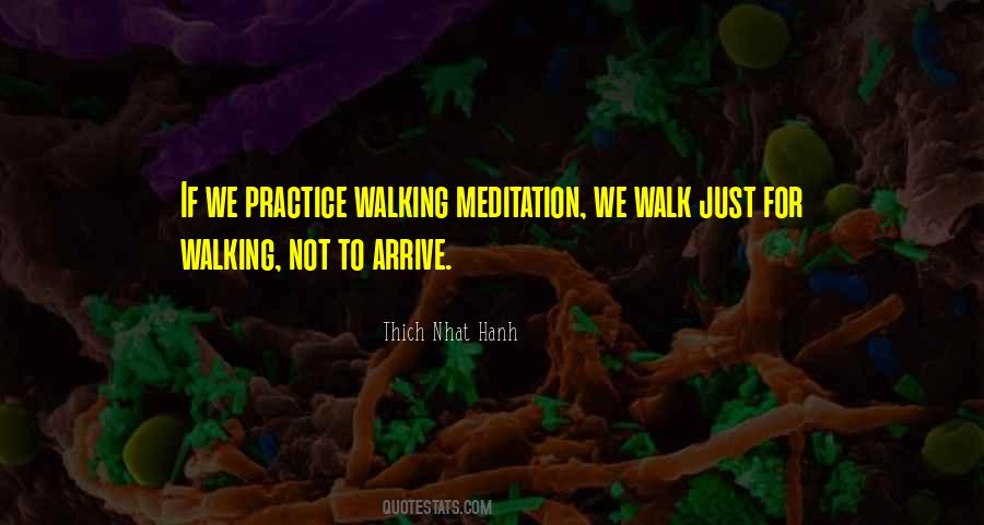 Walking Meditation Quotes #1551180