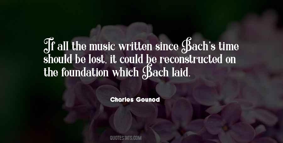 Quotes About Music From Bach #120149