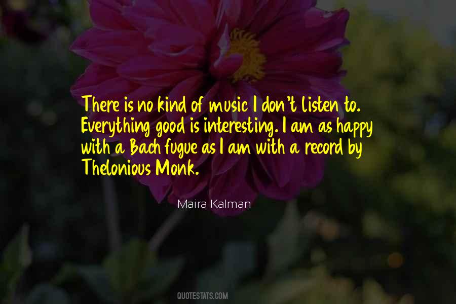 Quotes About Music From Bach #154826