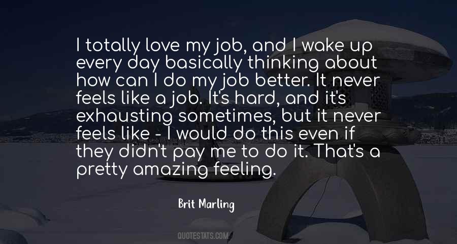 Quotes About Love My Job #1771710