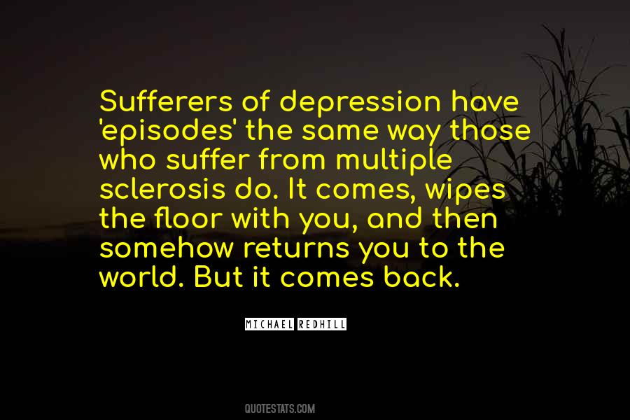 Suffer From Depression Quotes #73041