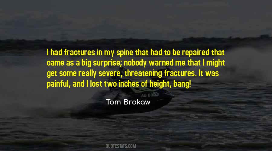 Quotes About Fractures #1870307