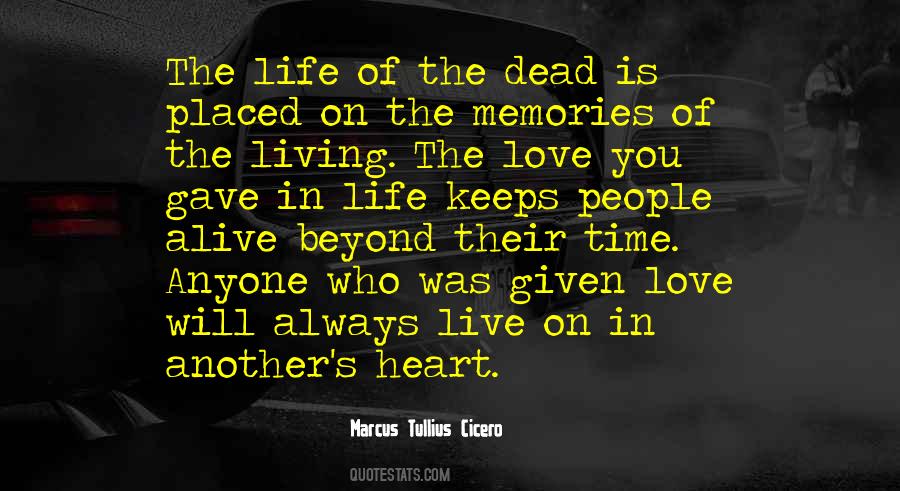 Quotes About Memories Of The Dead #150431