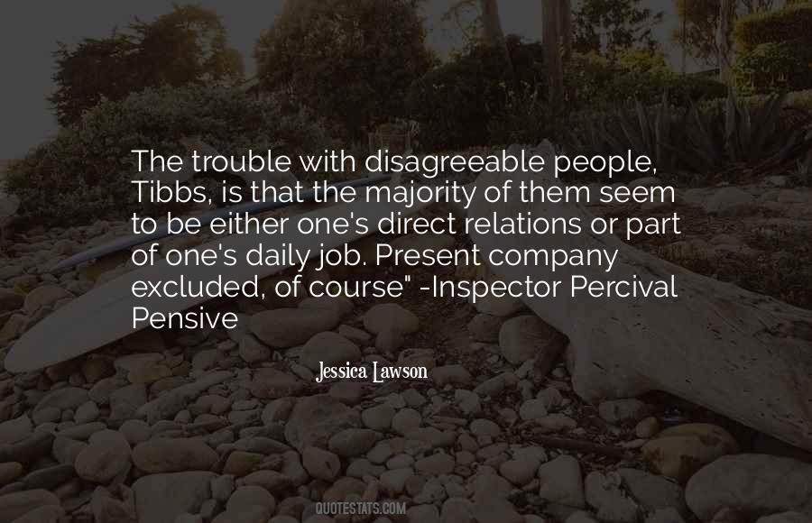 Job Trouble Quotes #1145405