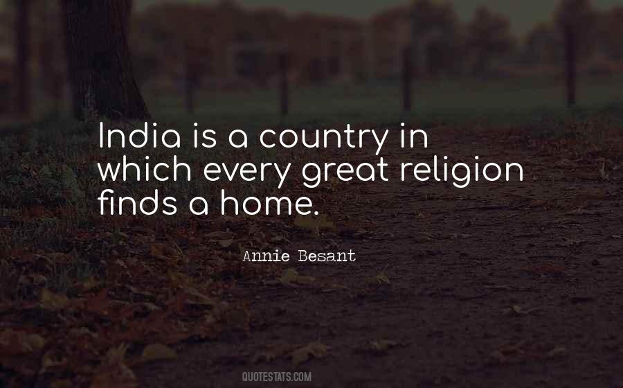 Quotes About Religion In India #1516883