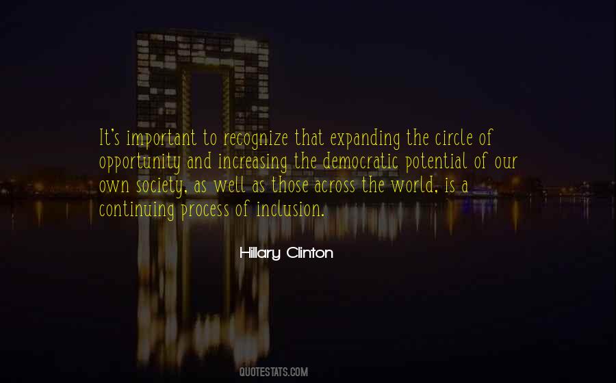Opportunity Society Quotes #1269875