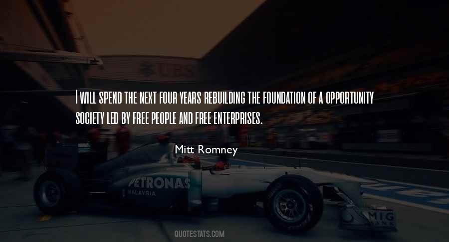 Opportunity Society Quotes #1597434