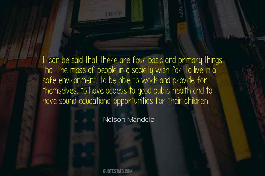 Opportunity Society Quotes #1658761
