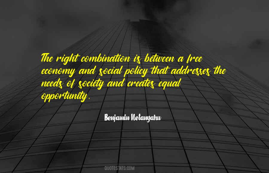 Opportunity Society Quotes #1770683